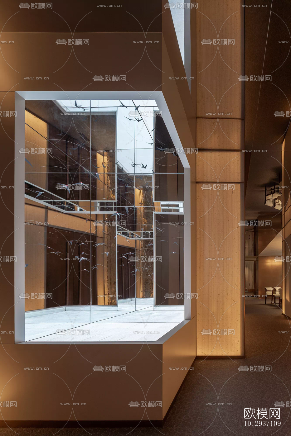 侘寂西餐厅效果图下载（渲染图10）