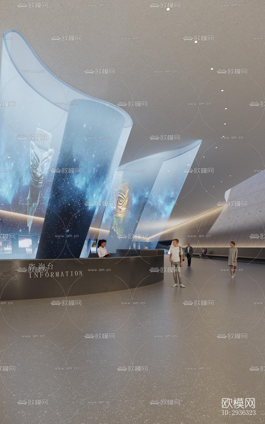 现代美术博物馆效果图下载（渲染图7）