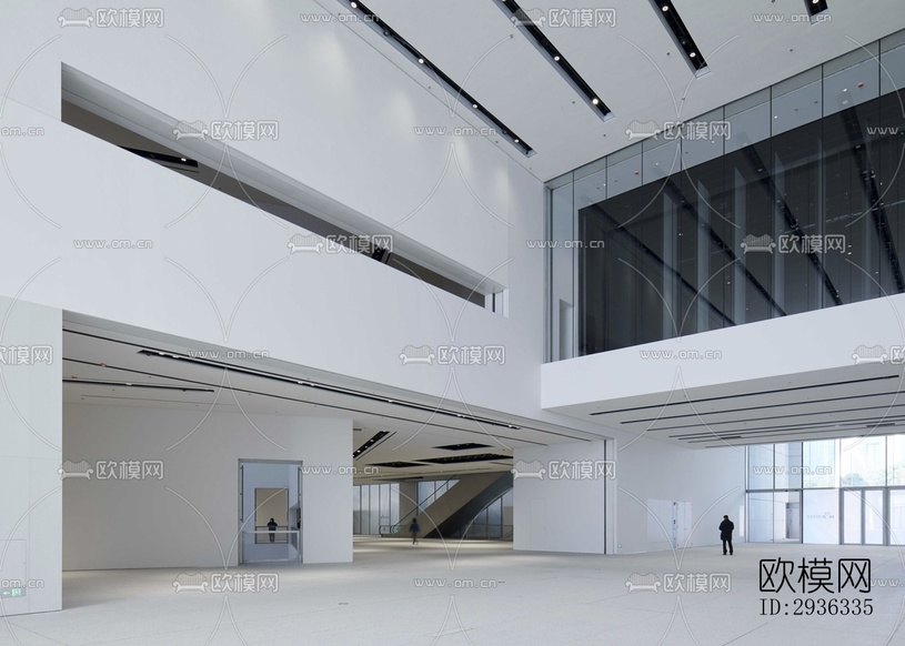 現(xiàn)代美術(shù)博物館效果圖下載(渲染圖7)