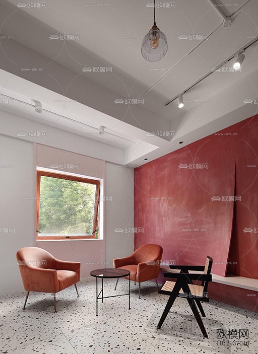 工业风咖啡奶茶效果图下载（渲染图8）