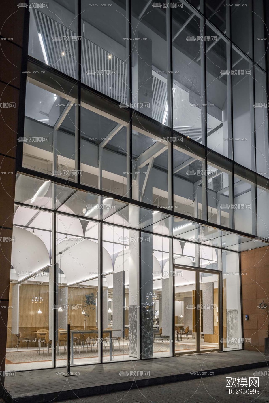 工业风咖啡奶茶效果图下载（渲染图13）