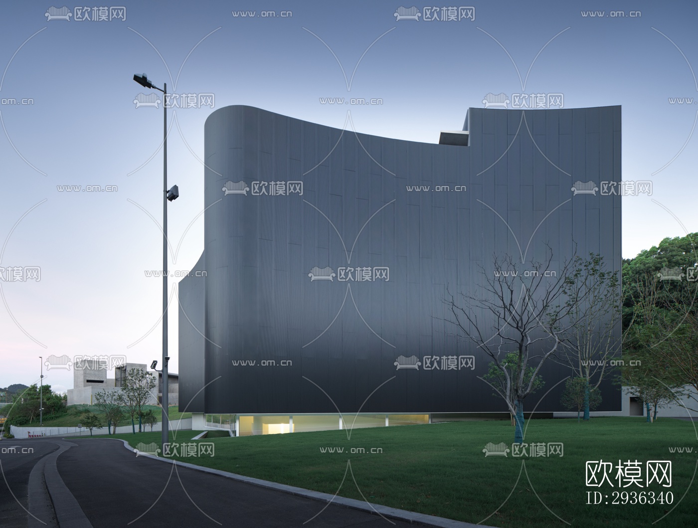 现代美术博物馆效果图下载（渲染图1）