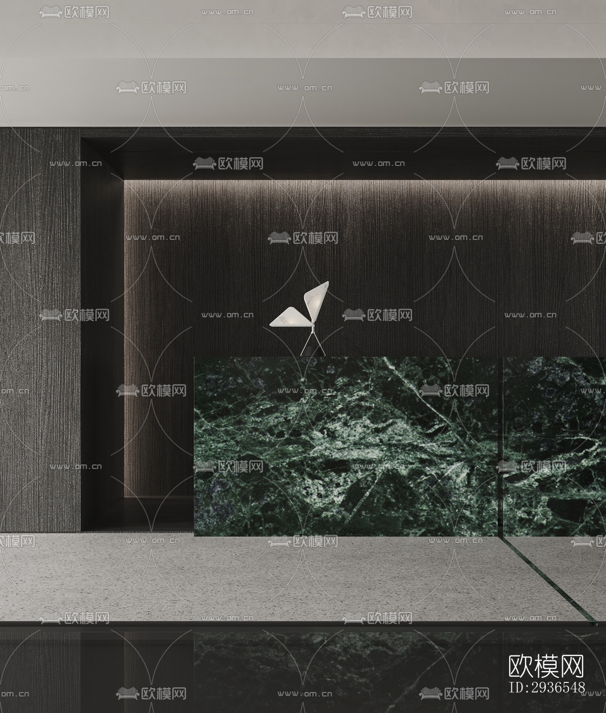 现代商务大堂效果图下载（渲染图16）