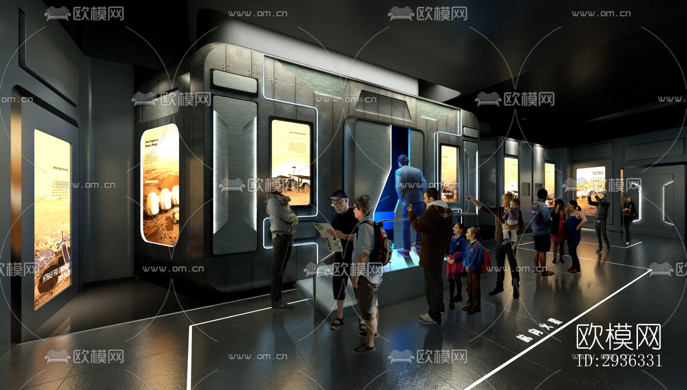 现代美术博物馆效果图下载（渲染图4）