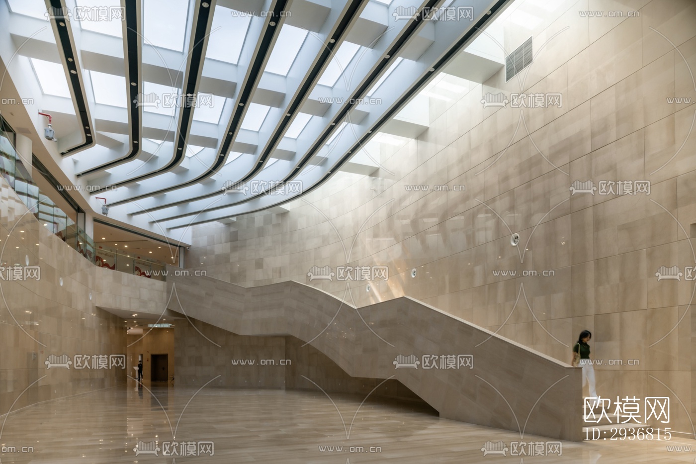 现代文体建筑效果图下载（渲染图9）