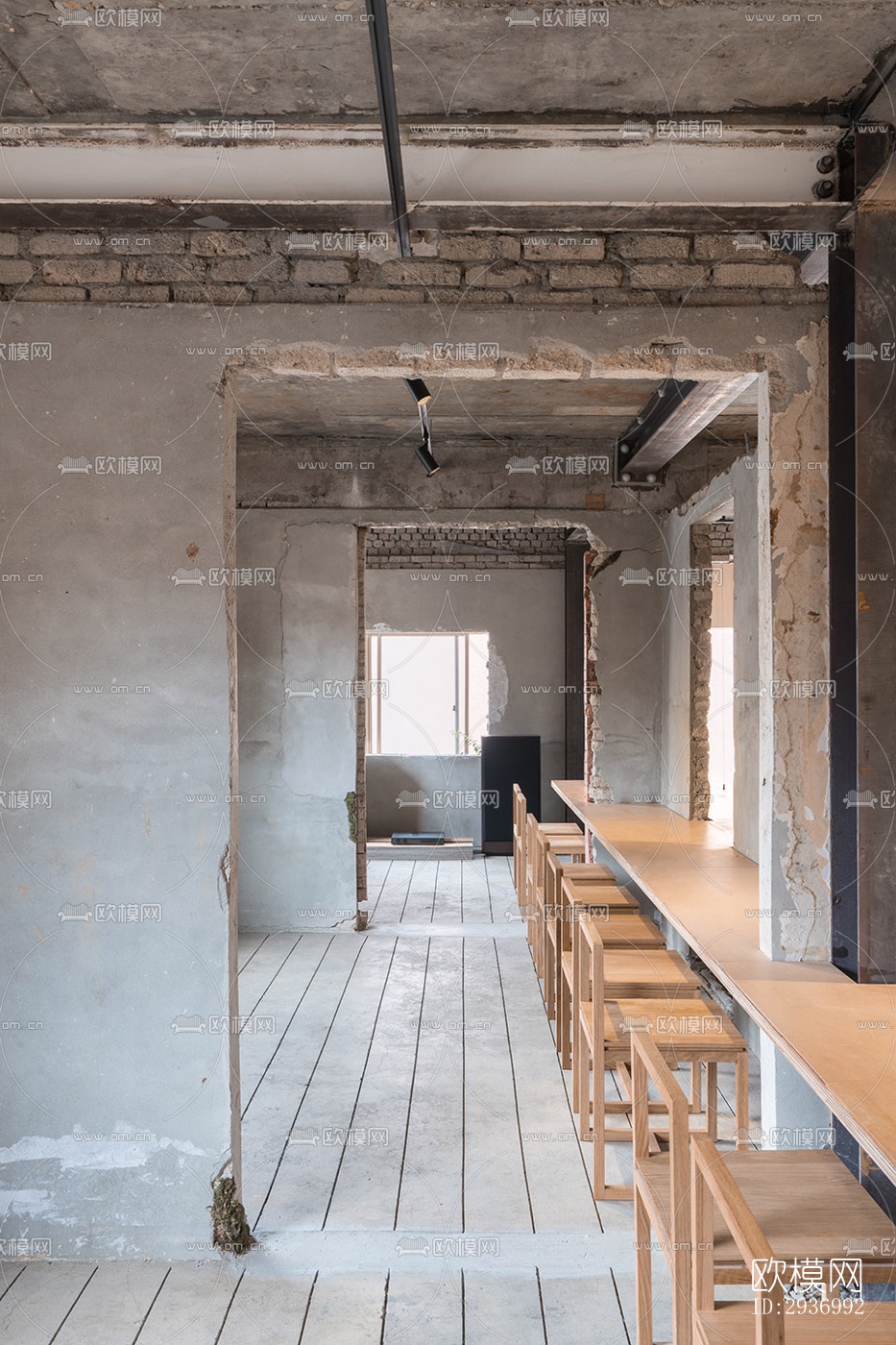 工业风咖啡奶茶效果图下载（渲染图4）