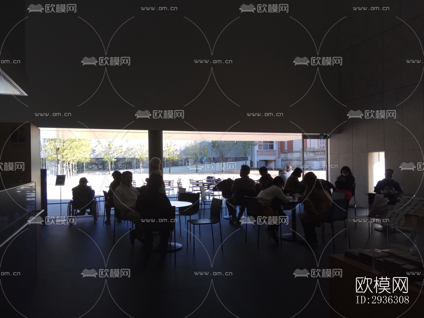 日式美术博物馆效果图下载（渲染图19）