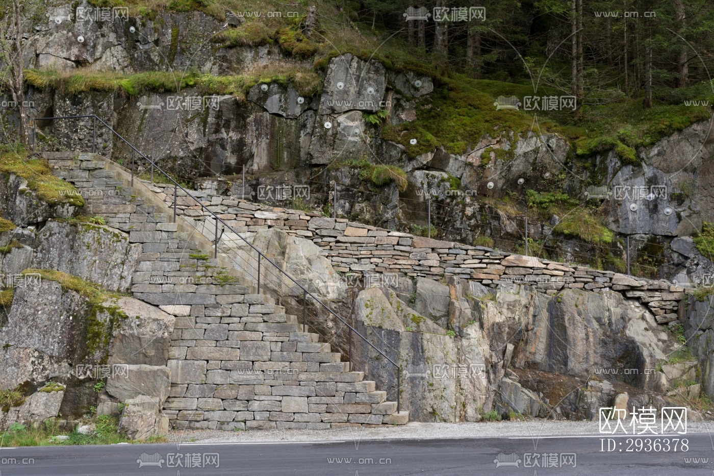 高级灰美术博物馆效果图下载（渲染图12）