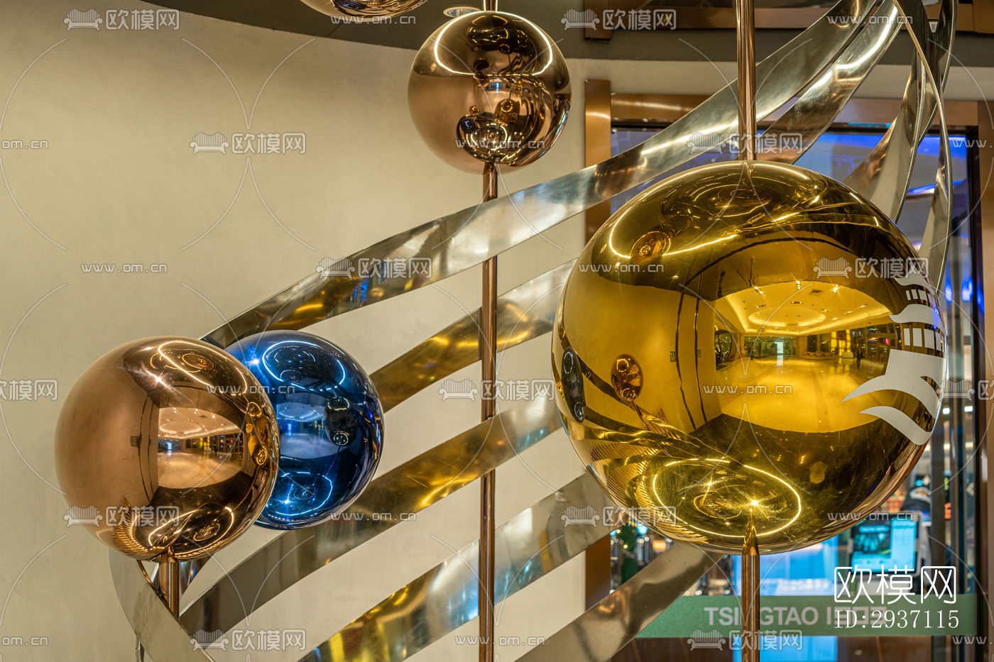 后现代西餐厅效果图下载（渲染图4）