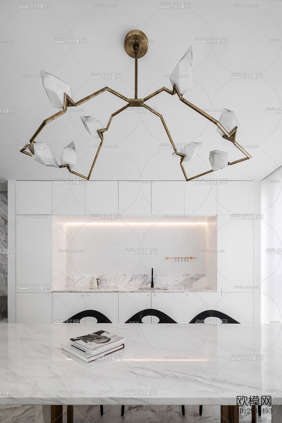 现代办公区效果图下载（渲染图14）