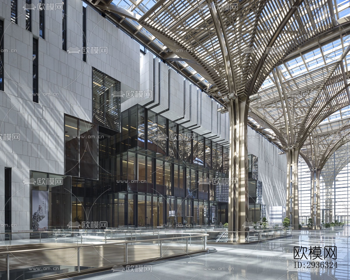 现代美术博物馆效果图下载（渲染图9）