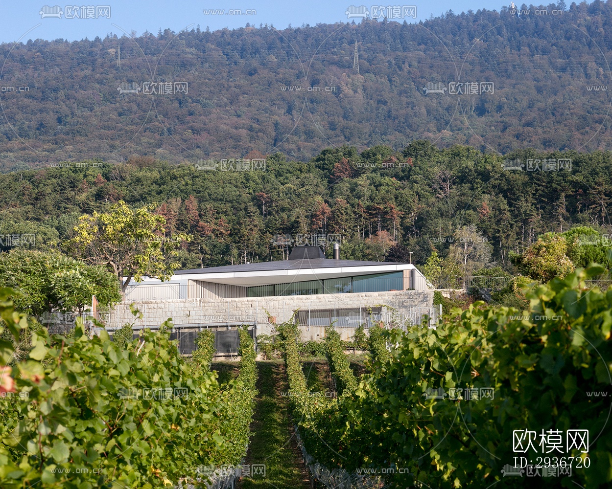 现代居住建筑效果图下载（渲染图3）