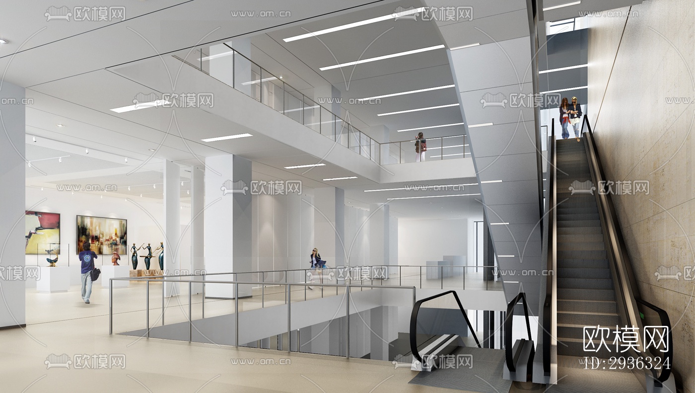 现代美术博物馆效果图下载（渲染图11）