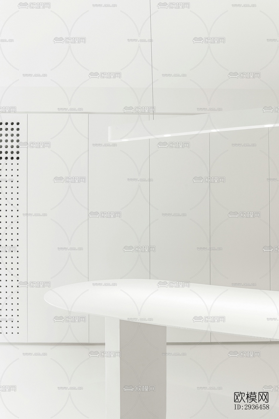 现代办公区效果图下载（渲染图7）