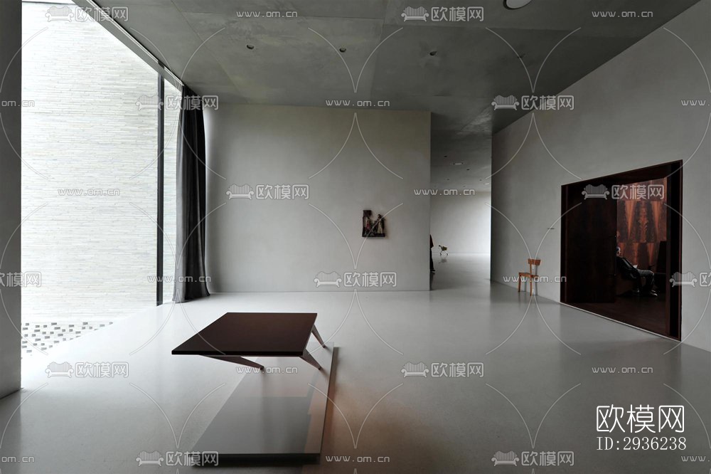 中古风美术博物馆效果图下载（渲染图12）