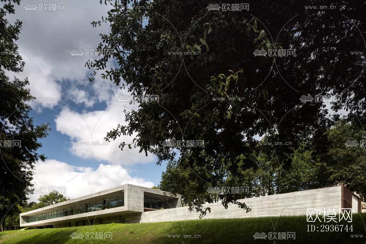 现代居住建筑效果图下载（渲染图12）