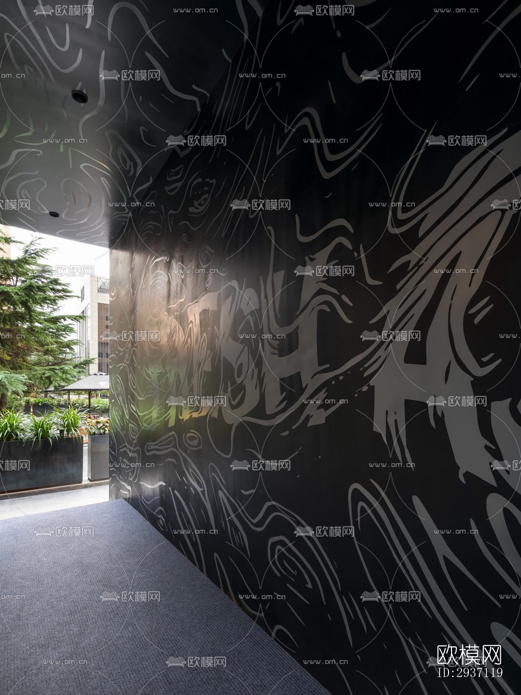 工业风西餐厅效果图下载（渲染图15）