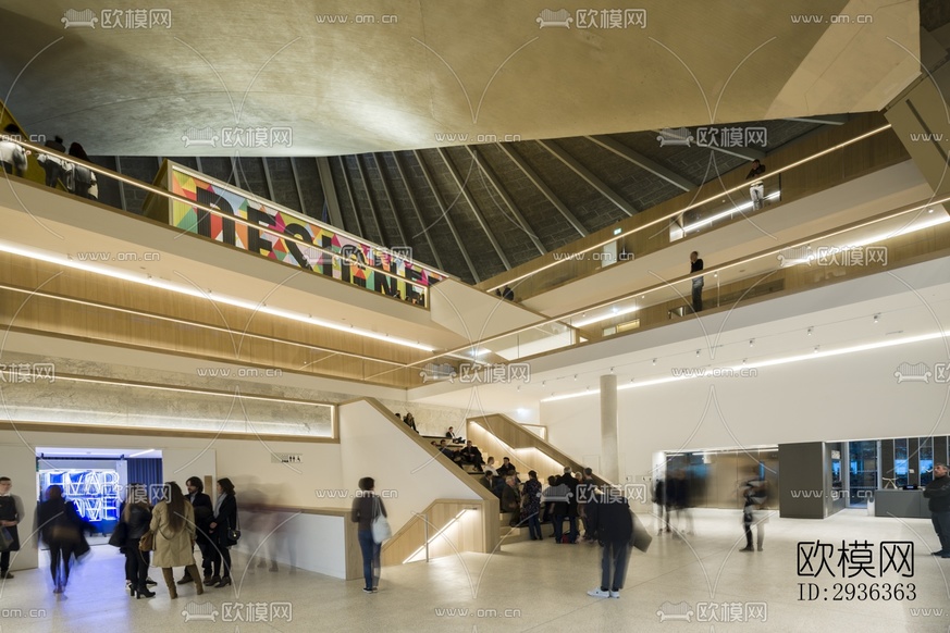 現(xiàn)代美術(shù)博物館效果圖下載(渲染圖17)
