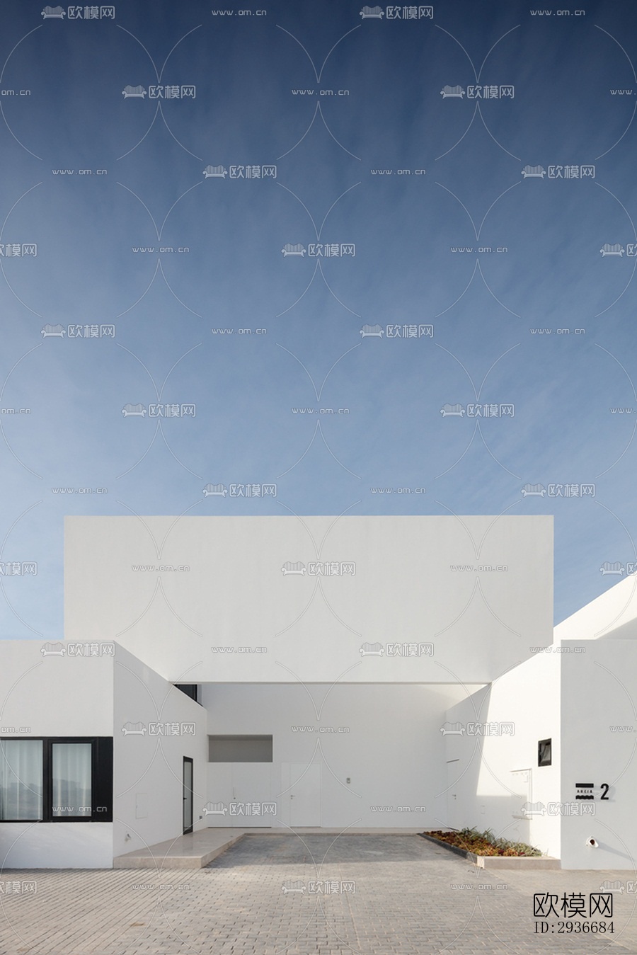 现代居住建筑效果图下载（渲染图9）