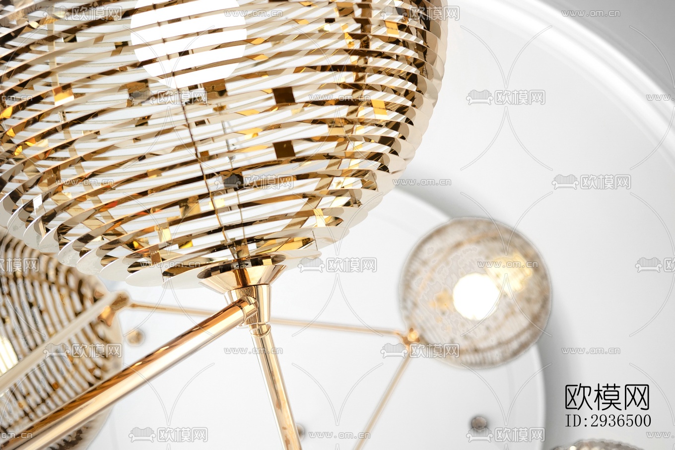 现代办公区效果图下载（渲染图19）