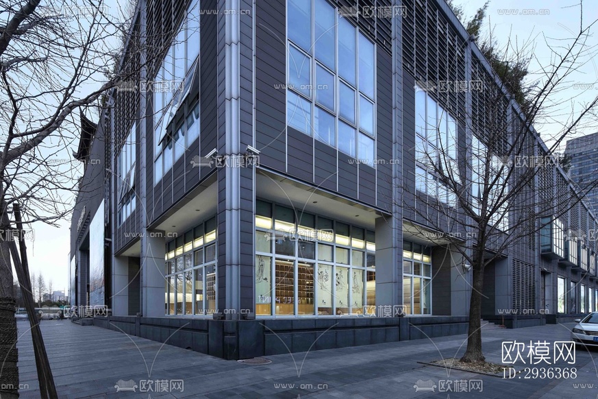 现代美术博物馆效果图下载(渲染图14)
