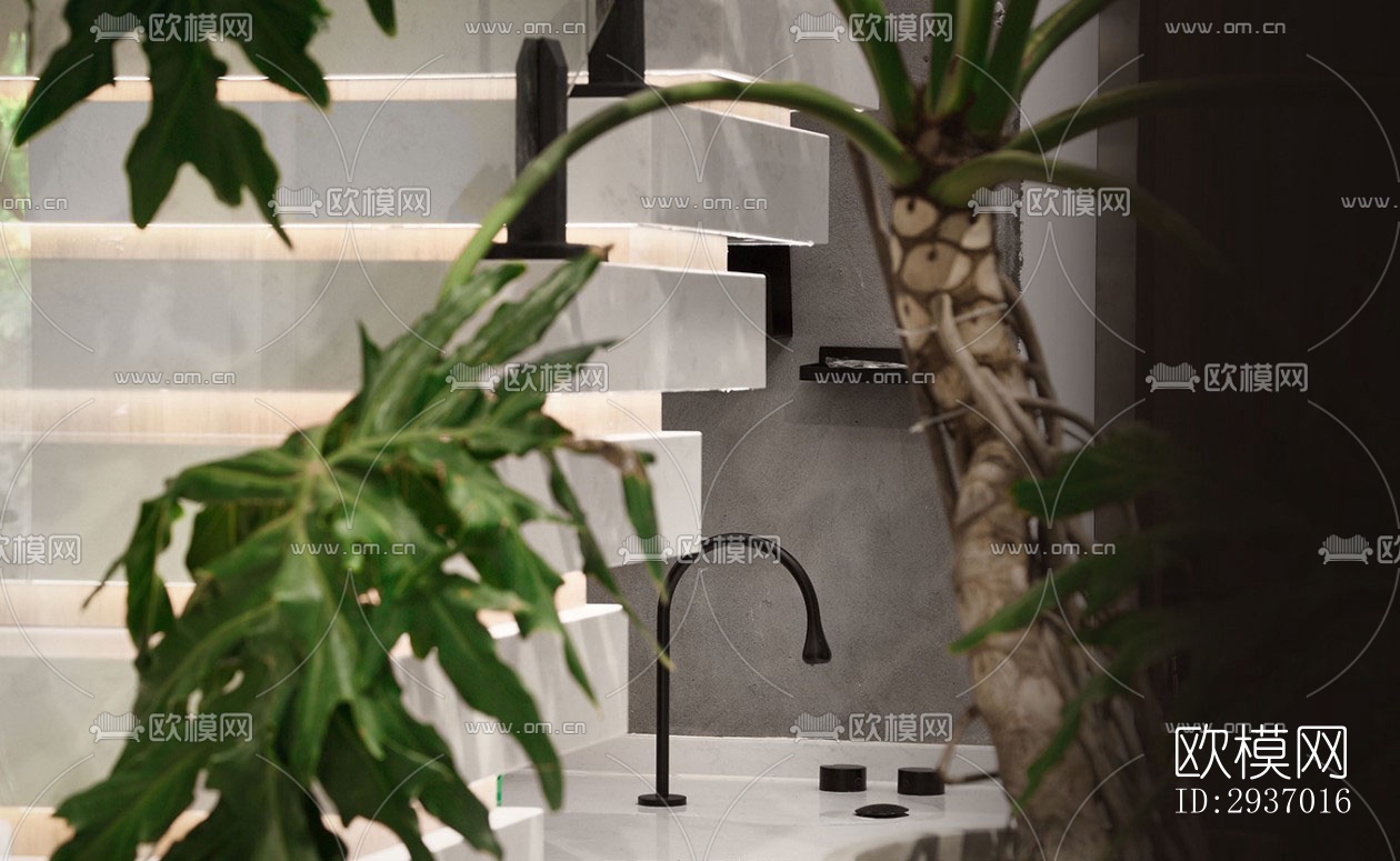 工业风咖啡奶茶效果图下载（渲染图4）