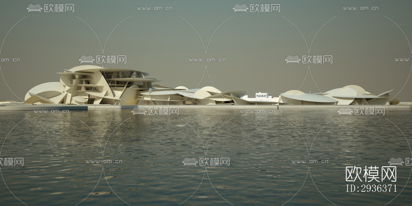 现代美术博物馆效果图下载（渲染图15）