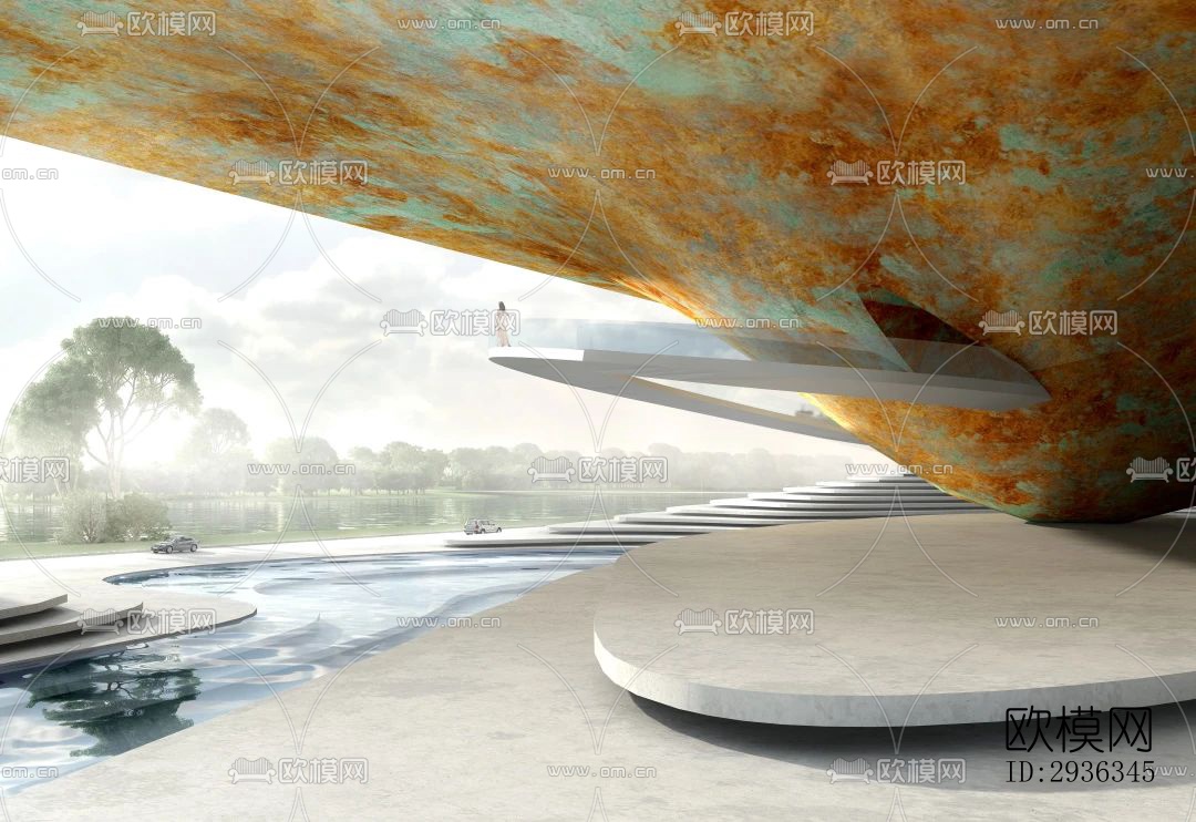 现代美术博物馆效果图下载（渲染图11）