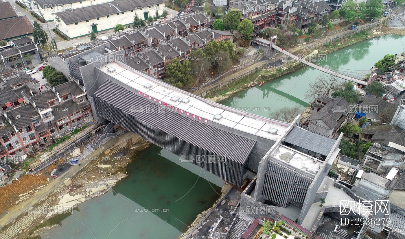 新中式美术博物馆效果图下载（渲染图5）