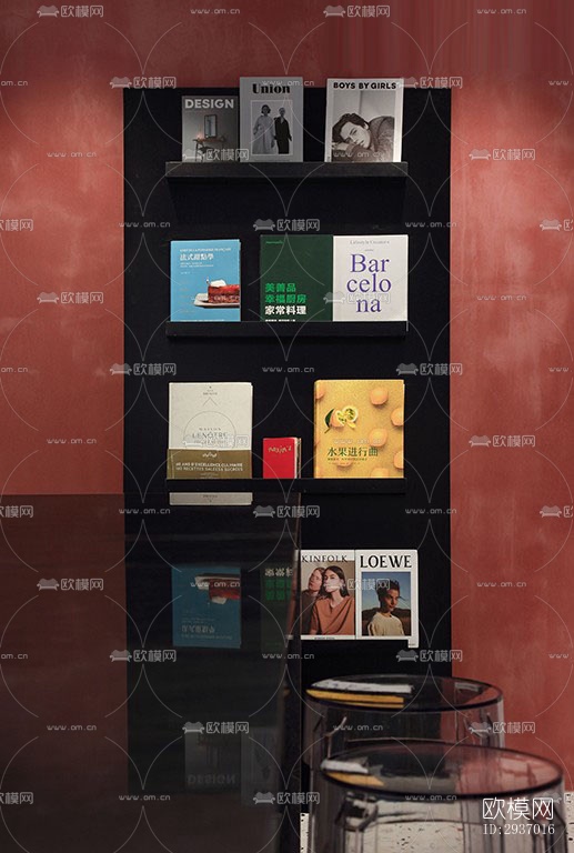 工业风咖啡奶茶效果图下载（渲染图11）