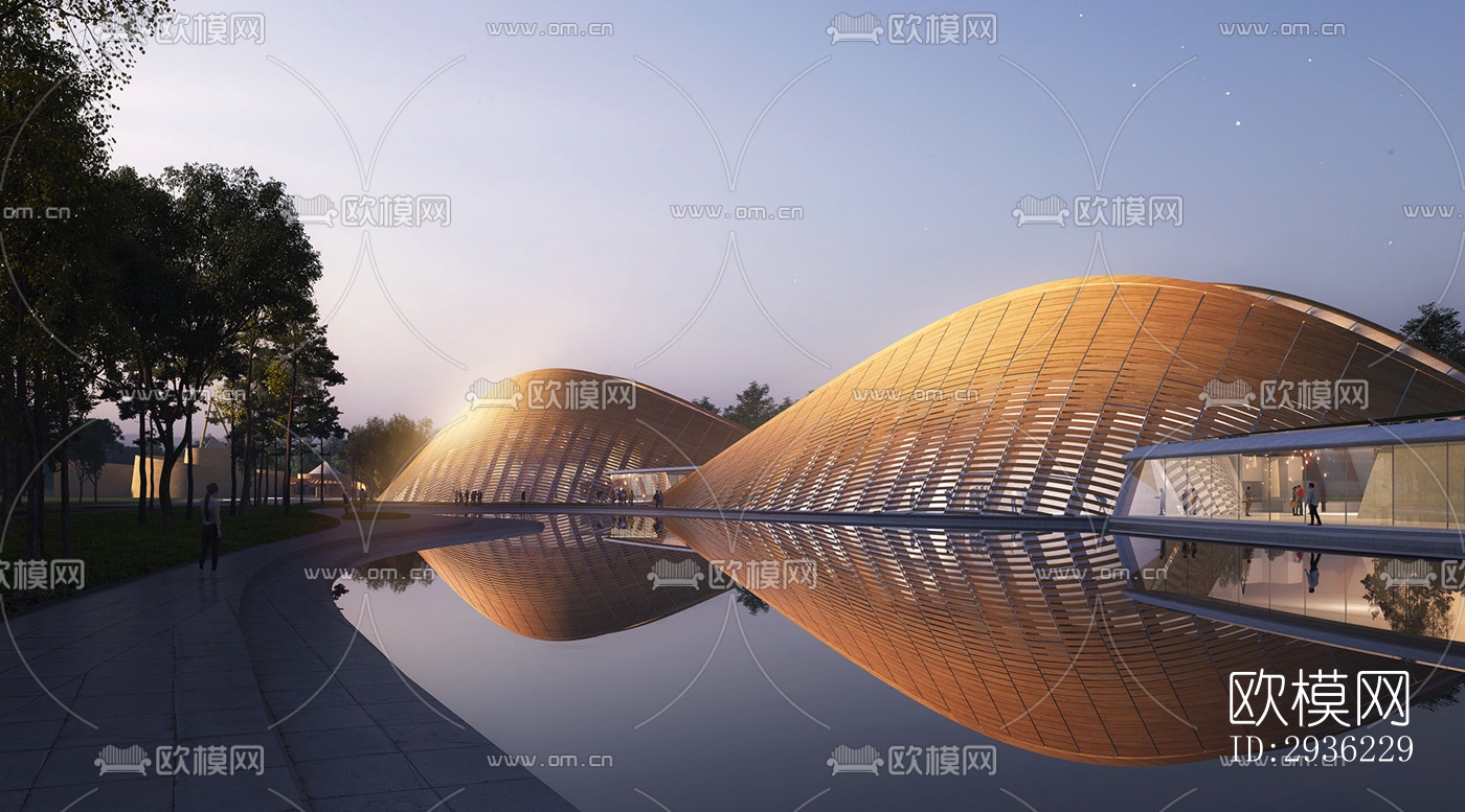 东南亚美术博物馆效果图下载（渲染图8）