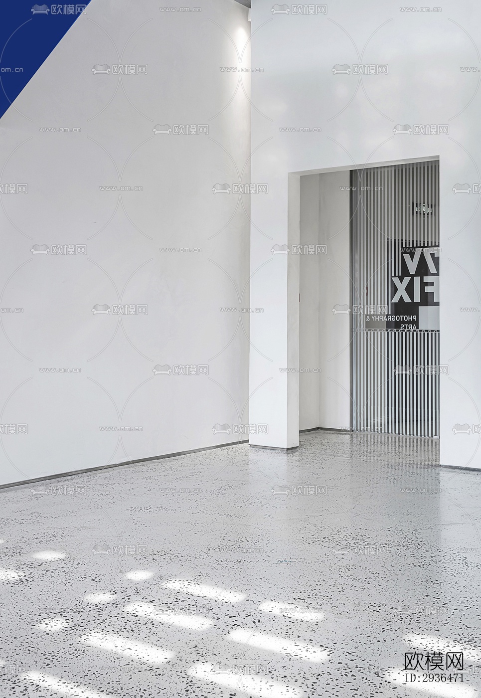 现代办公区效果图下载（渲染图17）