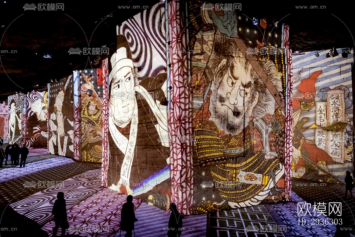 日式美术博物馆效果图下载（渲染图4）