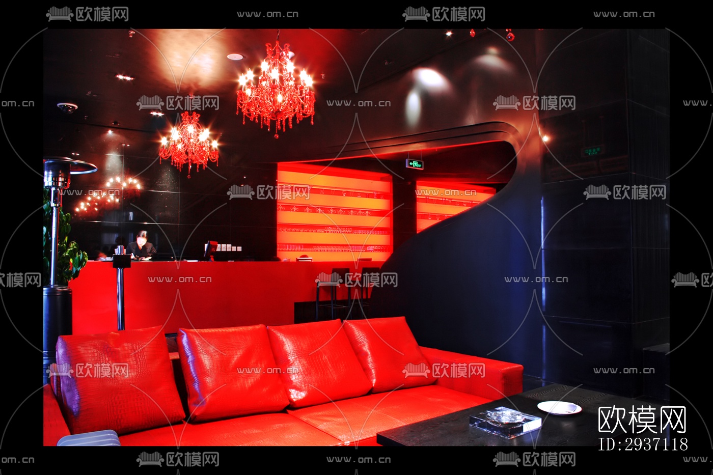 后现代西餐厅效果图下载（渲染图18）