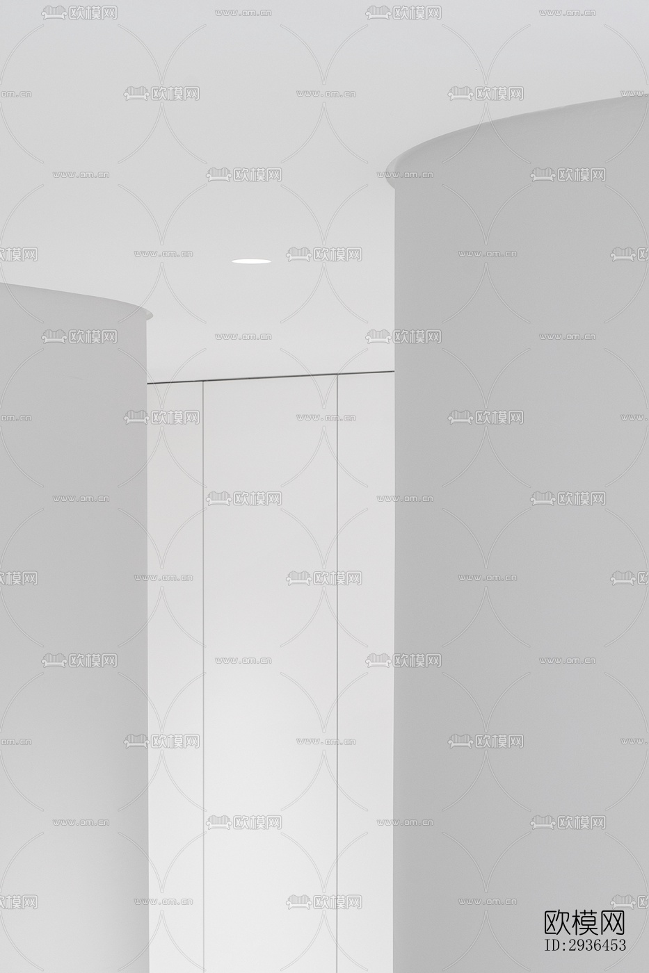 现代办公区效果图下载（渲染图8）