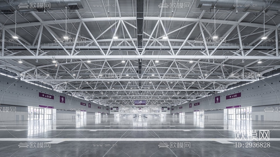 現(xiàn)代文體建筑效果圖下載(渲染圖6)