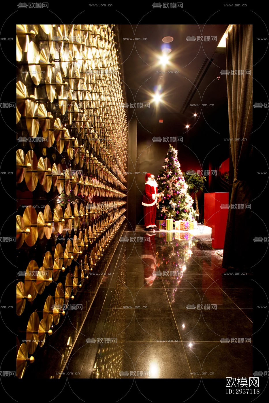 后现代西餐厅效果图下载（渲染图3）