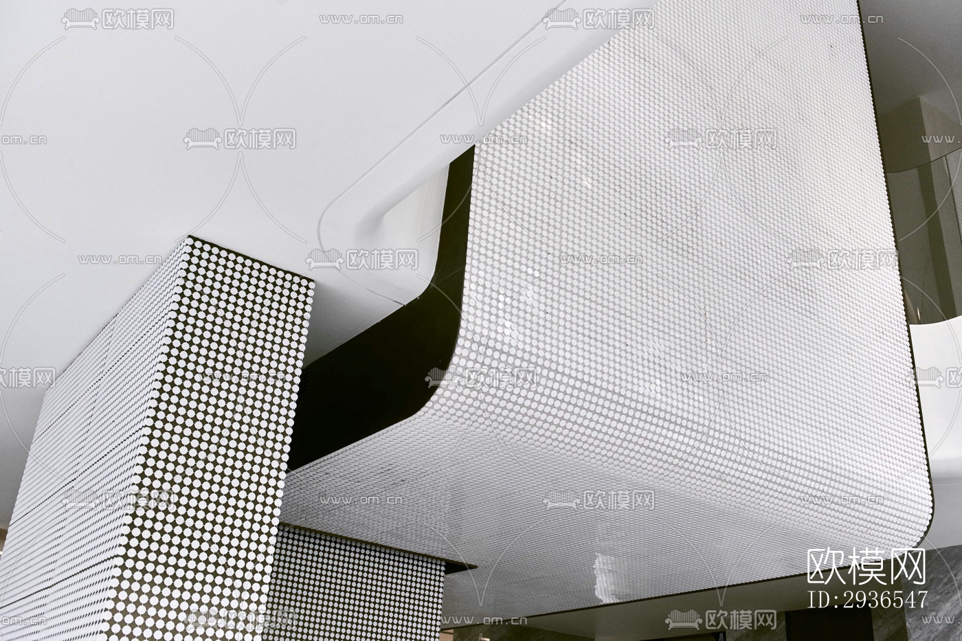 新中式商务大堂效果图下载（渲染图11）