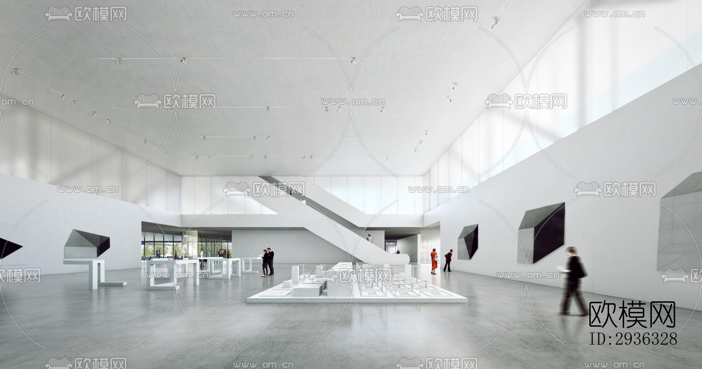 现代美术博物馆效果图下载（渲染图6）