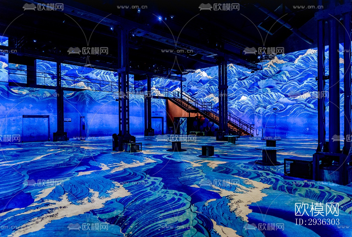 日式美术博物馆效果图下载（渲染图11）