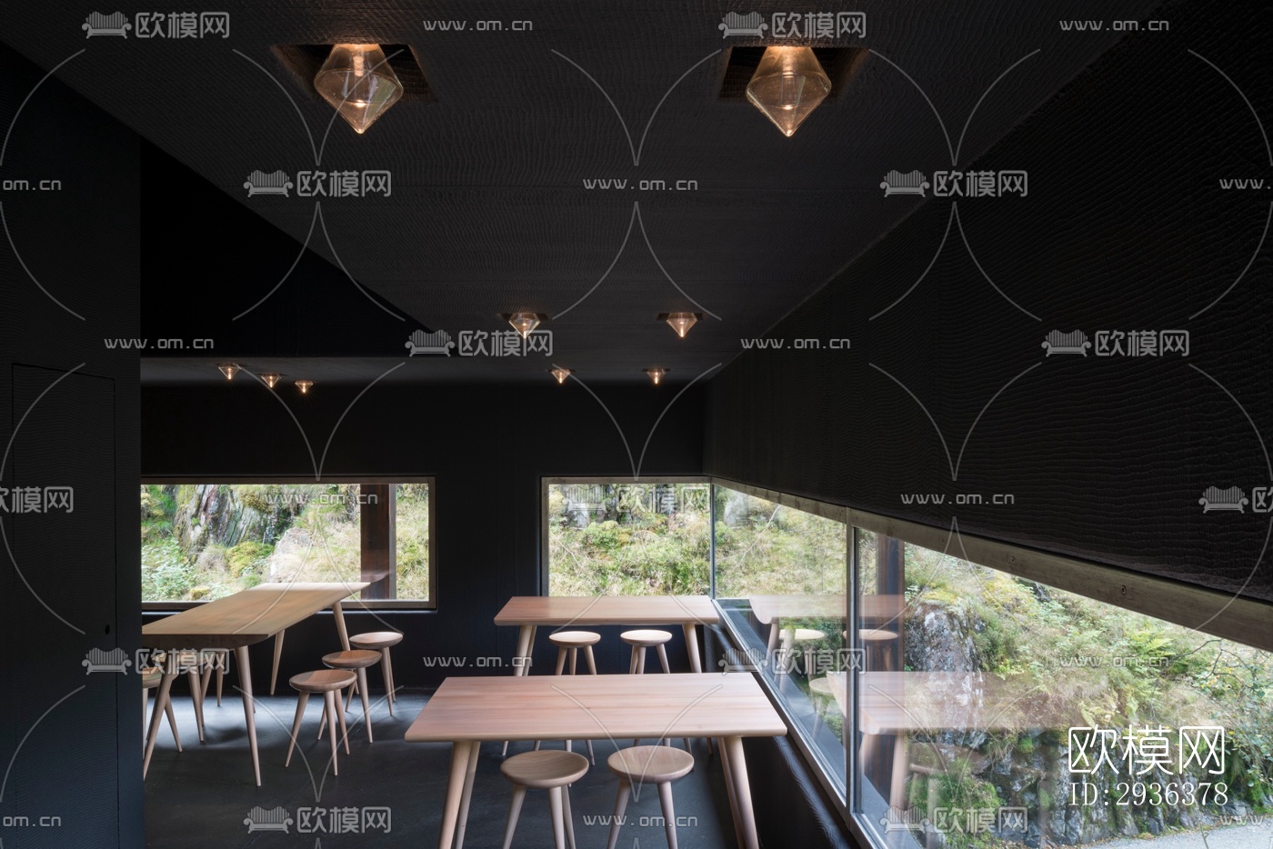 高级灰美术博物馆效果图下载（渲染图16）