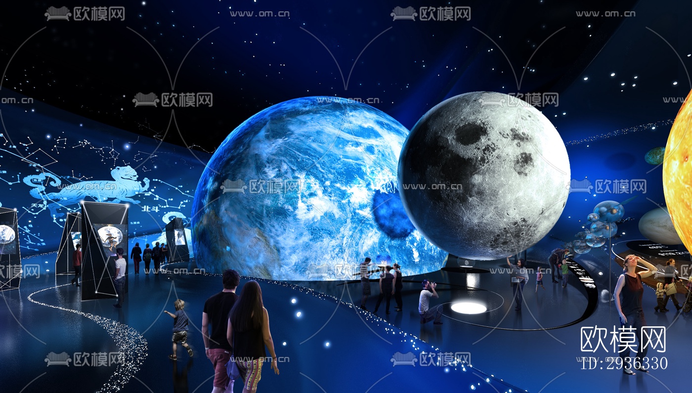 现代美术博物馆效果图下载（渲染图14）