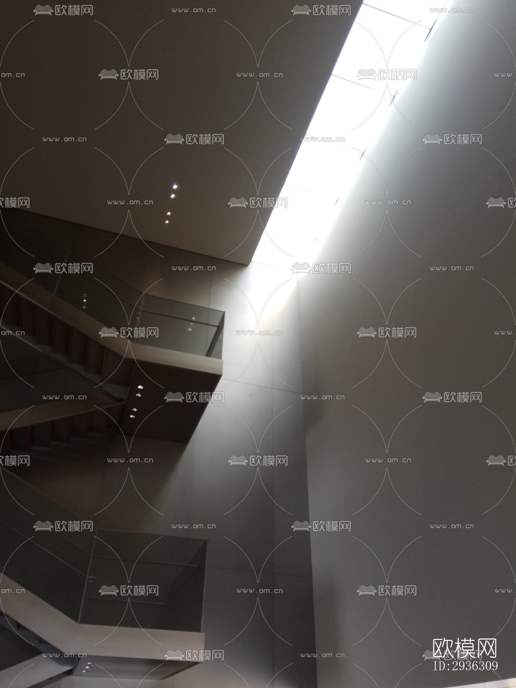 日式美术博物馆效果图下载（渲染图1）