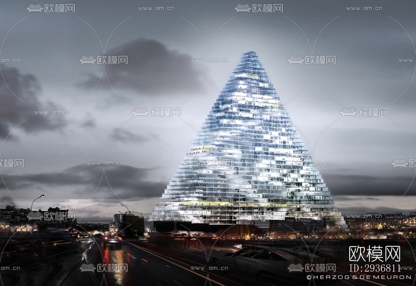 現(xiàn)代文體建筑效果圖下載(渲染圖4)
