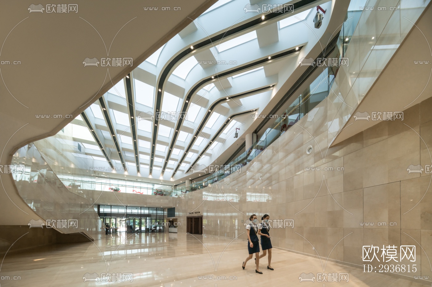 现代文体建筑效果图下载（渲染图8）