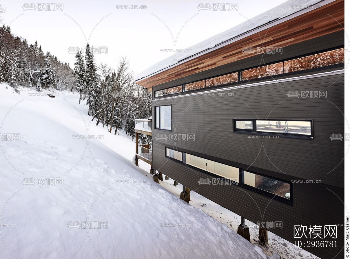 现代居住建筑效果图下载（渲染图19）