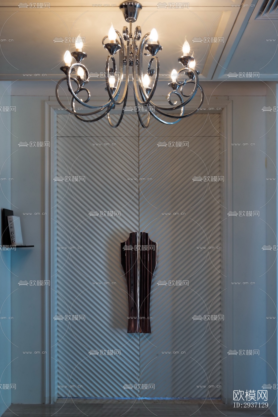 欧式西餐厅效果图下载（渲染图14）