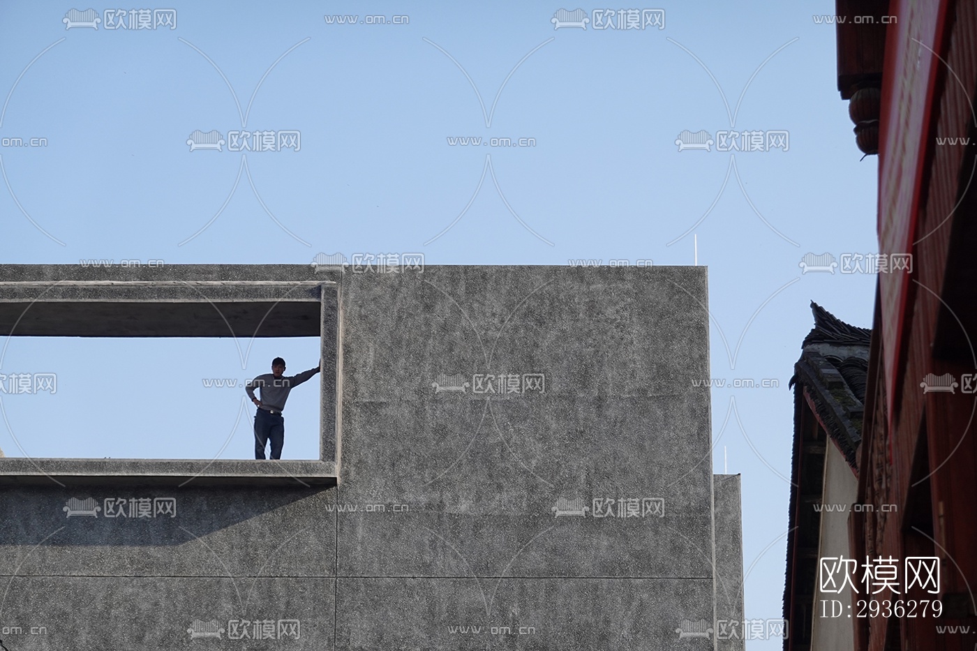 新中式美术博物馆效果图下载（渲染图15）