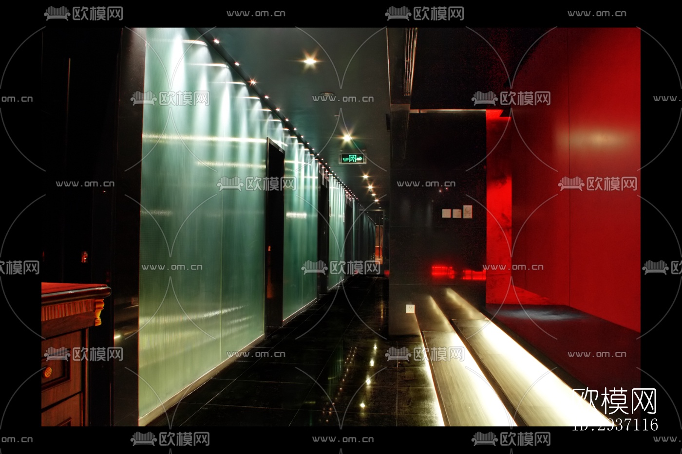 后现代西餐厅效果图下载（渲染图4）