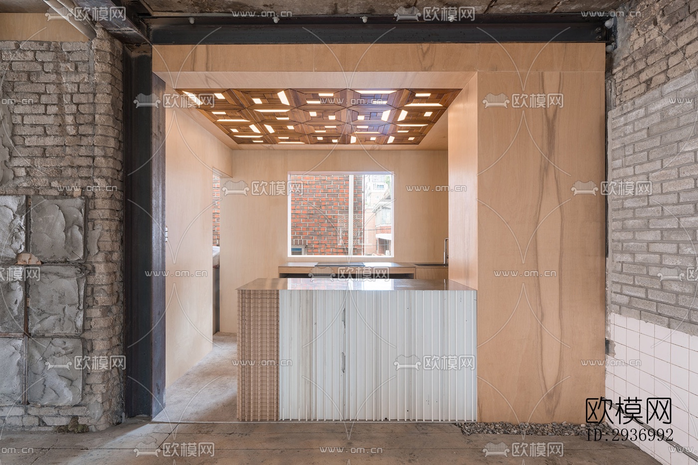 工业风咖啡奶茶效果图下载（渲染图11）